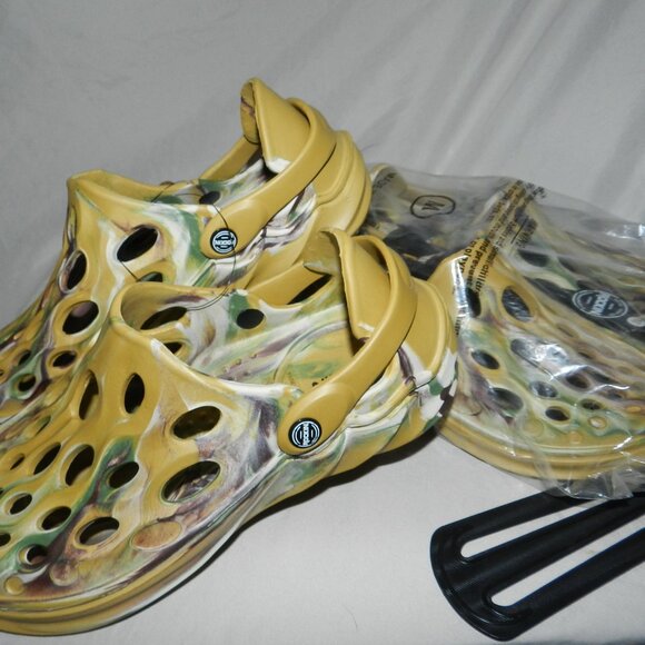 ROCKIN CLOGS UNISEX GLADES GREEN LIGHTWEIGHT WATERPROOF DURABLE SHOES NWT! - Picture 7 of 13